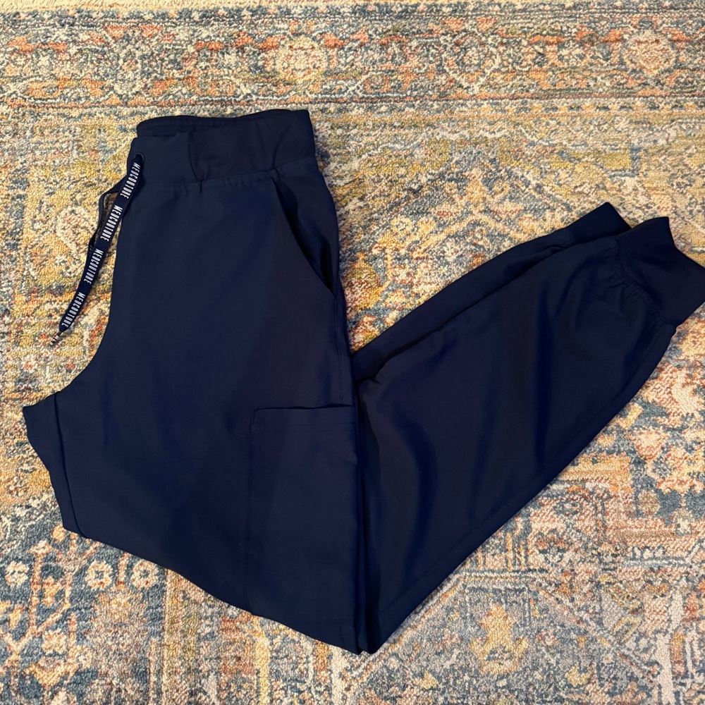 Med Couture Navy Blue Scrub pants